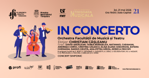IN CONCERTO | Orchestra Facultății de Muzică și Teatru Timișoara | Dirijor: Christian Câșleanu