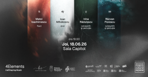 4ELEMENTS: (re)Shaping Music | Recital de flaut, pian și percuție
